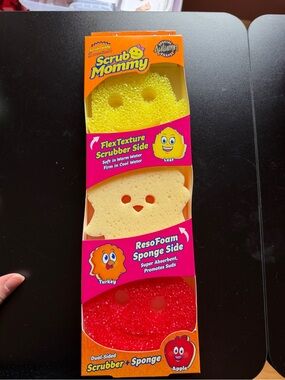 New Scrub Daddy Mommy Special Edition Autumn Fall 3pk Apple Turkey Leaf Shapes